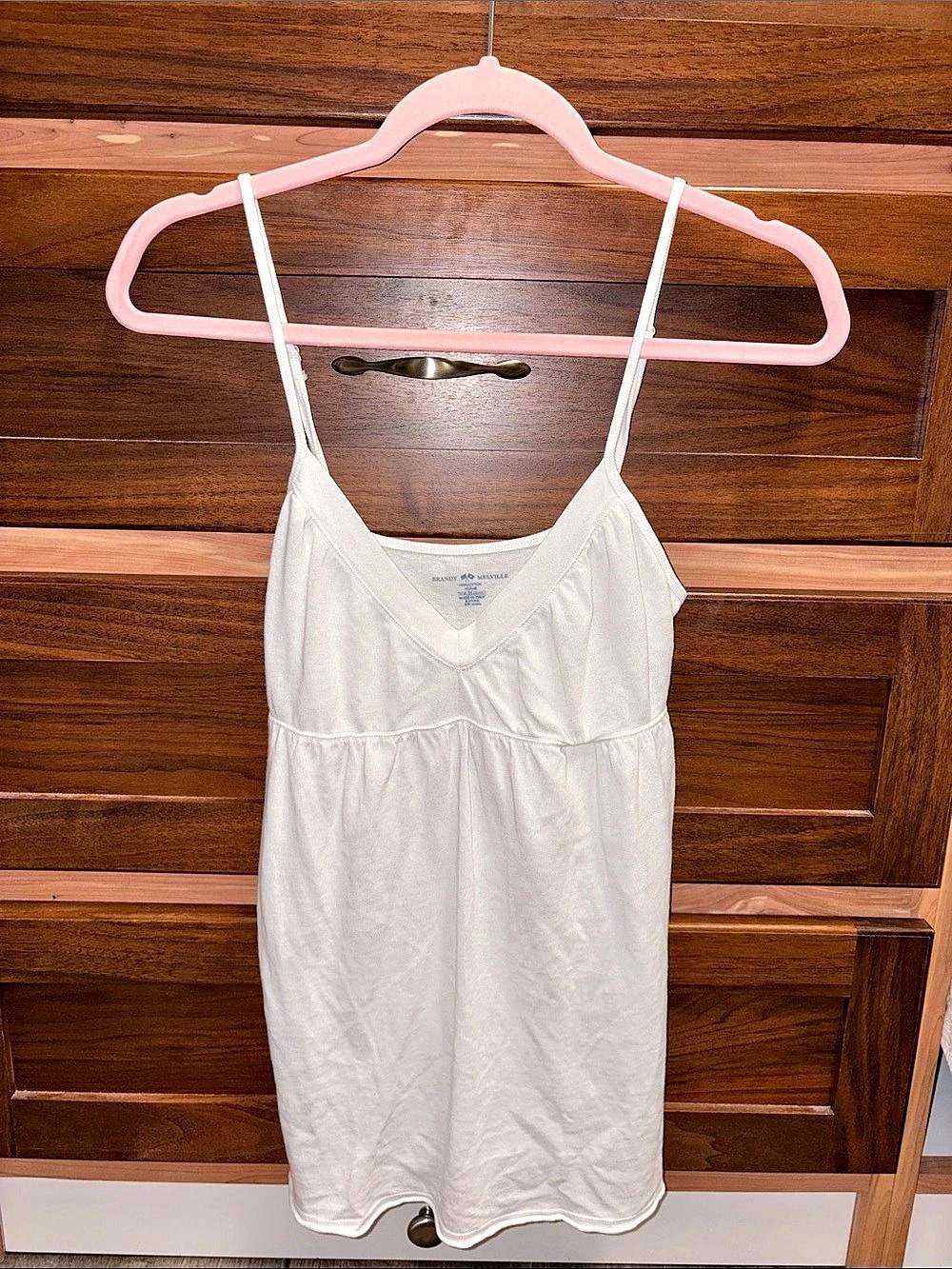 Brandy Melville NWT Off-White Babydoll Tank Top